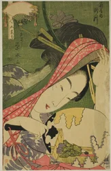La courtisane Takigawa de l
