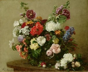 Roses et pivoines françaises, 1881