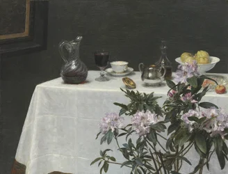 Nature morte : coin de table, 1873