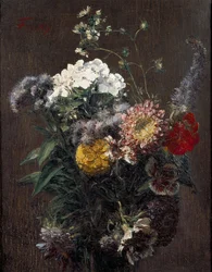 Nature morte : fleurs mélangées