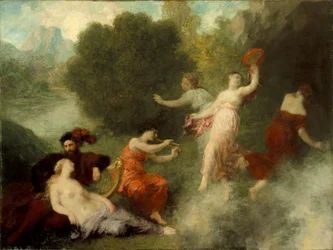 Tannhäuser sur le Venusberg, 1864