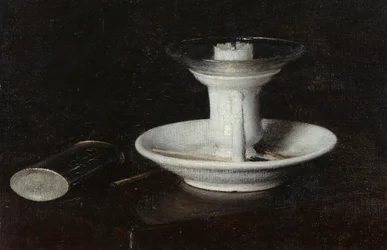Chandelier blanc, 1870