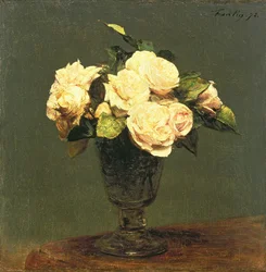 Roses blanches, 1873
