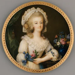 Une miniature fine et importante de la reine Marie-Antoinette, vers 1780-85
