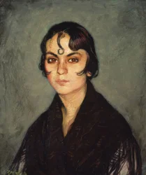 Femme avec une boucle sur le front – XXe siècle