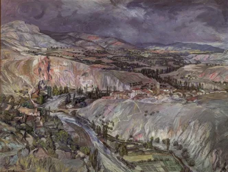 Paysage en Navarre – XXe siècle