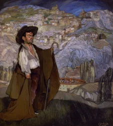 Le nain Gregorio « El Botero » à Sepúlveda - 1908