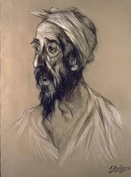 Don Quichotte blessé – Peinture et fusain – 1906 – Expressionnisme espagnol