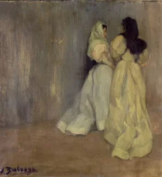 Étude en gris – Deux femmes – 1896