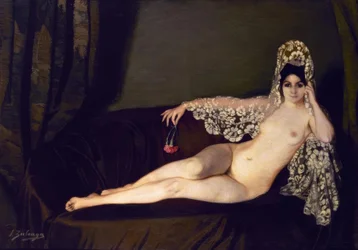 Nu avec œillet, 1915