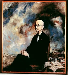 Portrait de Manuel de Falla (1876-1946), compositeur espagnol