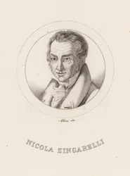 Portrait du compositeur Nicola Antonio Zingarelli
