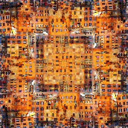 Une mosaïque urbaine dense