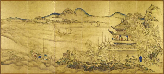 Paysage avec tour, c.1750