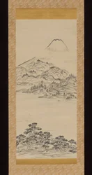 Mont Fuji, vue depuis la baie de Tago no Ura