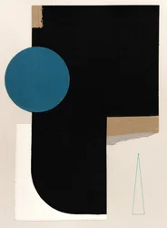 Collage géométrique abstrait