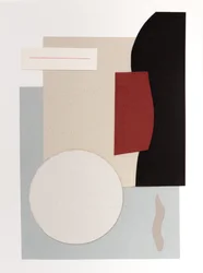 Formes abstraites aux teintes douces