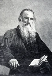 Portrait de Léon Tolstoi, 20e siècle (gravure)
