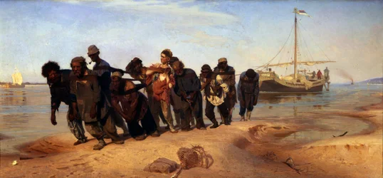 Les haleurs de la Volga, 1872-1873