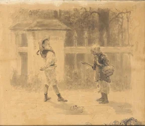 Fille mendiant, 1889