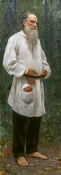 Léon Tolstoï pieds nus