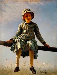 Libellule. Portrait de la fille de l