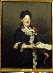 Portrait de la cantatrice soprano Alexandra Molas