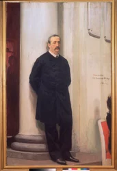 Portrait du compositeur et chimiste Alexandre Borodine (1833-1887)