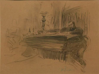 Portrait du compositeur Aleksey Fedorovich Kal, 1906