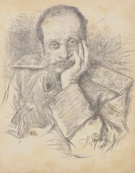 Portrait du compositeur César Antonovich Cui, 1835-1918