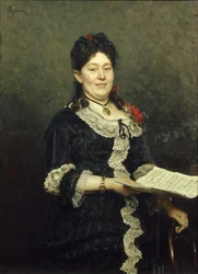 Portrait de la chanteuse d