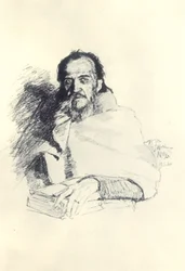 Portrait du poète Yakov Polonsky 1820-1898, 1896