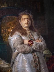 TSAREVNA SOFIA ALEXEIEVNA AU MONASTÈRE DE NOVODEVITCHI