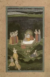 Tambula-Seva, Krishnagar, Bengale occidental, 1750