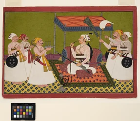 Un maharaja de Samode, vers 1760