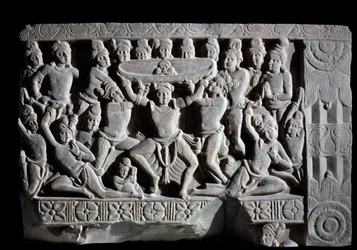 Adoration du turban (fragment de relief, 225-325)