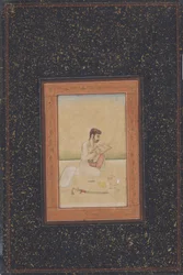 Behzad le peintre portant des lunettes