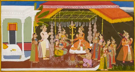 Brahmadatta restaure la beauté des filles du roi Kusha, ce qui plaît au roi.