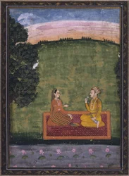 Couple dans un paysage