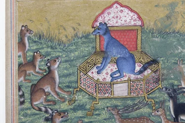 (détail) Le Chacal qui se proclama roi, c.1560-65
