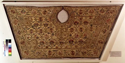 Tapis de selle en coton brodé, Hyderabad, Andhra Pradesh, XVIIe siècle