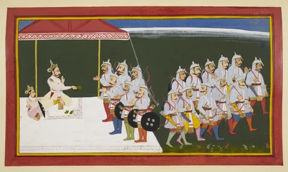 Le roi Sagara ordonne à ses fils de trouver le cheval sacrifié