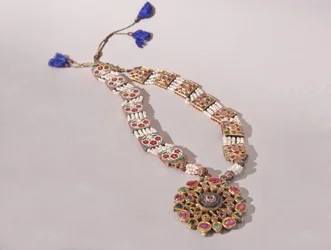 Collier (avec motif floral réversible), c.1870
