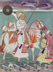 Portrait du Maharajah Ajit Singh de Jodhpur (1678-1724)