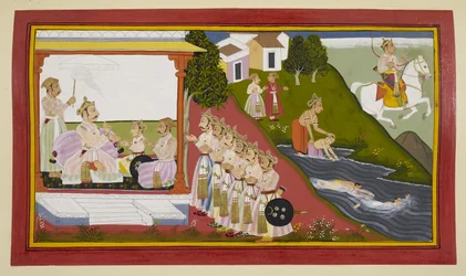 Le prince Asamanjasa est devenu mauvais, noyant des enfants dans la rivière Saraya pour le plaisir.