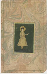 Princesse avec une coupe de vin