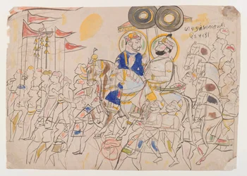 Raja Ram Singh II de Kotah et Ramkishan Singh d