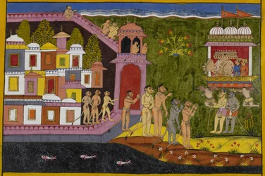 Rāvaṇa cherche Bali et apprend qu