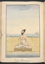 Sarabhanga, un ermite à qui Rama et Sita rendent visite dans la forêt