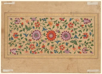 Vignes florales défilantes, 1755